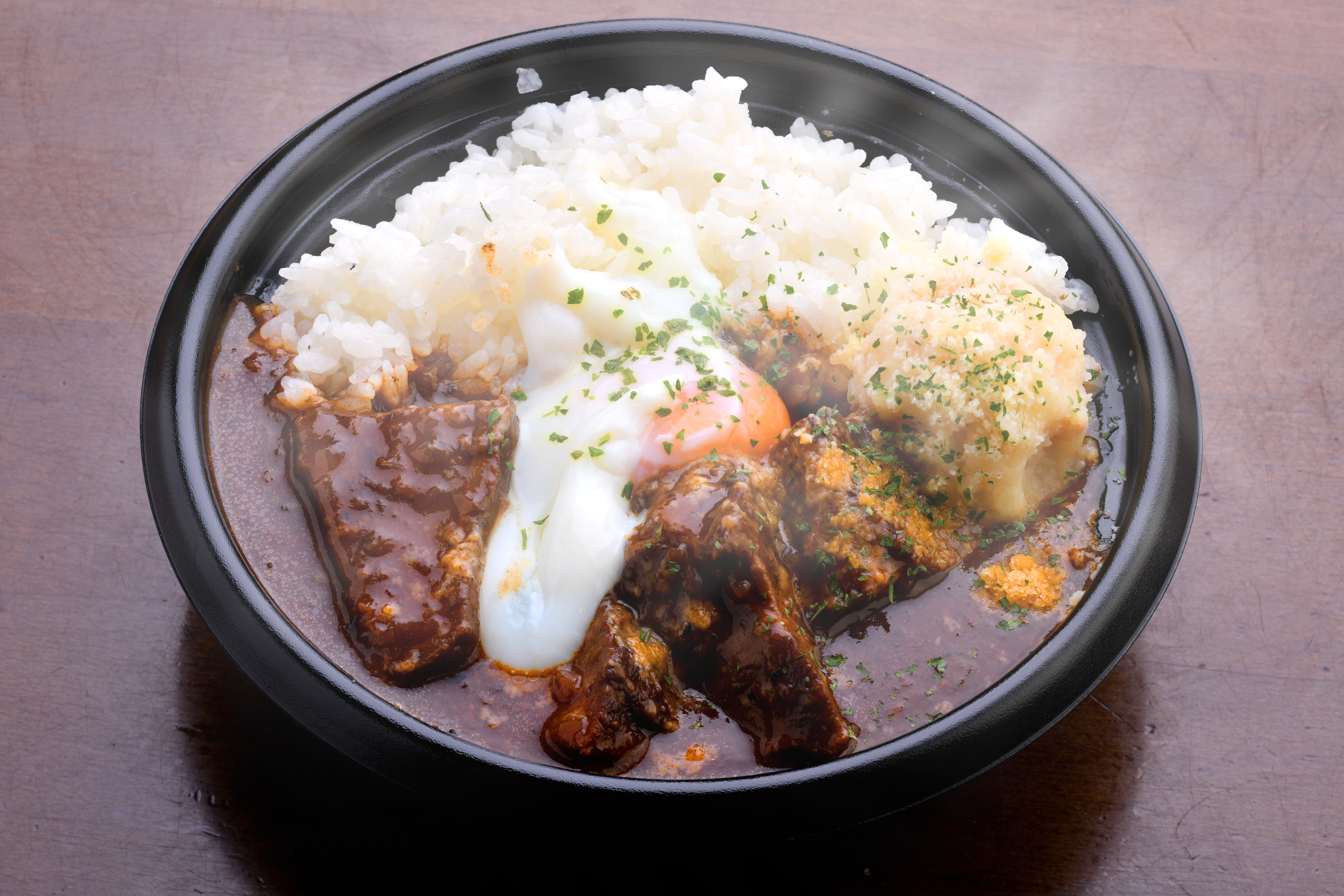 牛タンシチュー丼